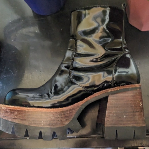 Jeffrey Campbell Chunky Sidezip platform boots - Picture 4 of 5